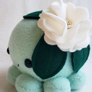 Yellow Easter Bunny Stuffed Animal Cute Plush Toy